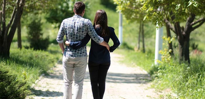 happy marriage couple